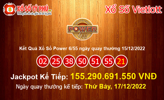 Kết Quả Xổ Số Power 6/55