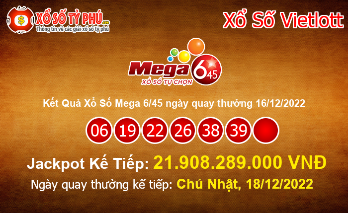 Kết Quả Xổ Số Mega 6/45