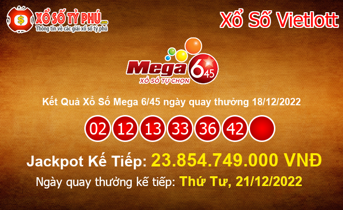 Kết Quả Xổ Số Mega 6/45