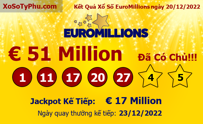 Kết Quả Xổ Số EuroMillions