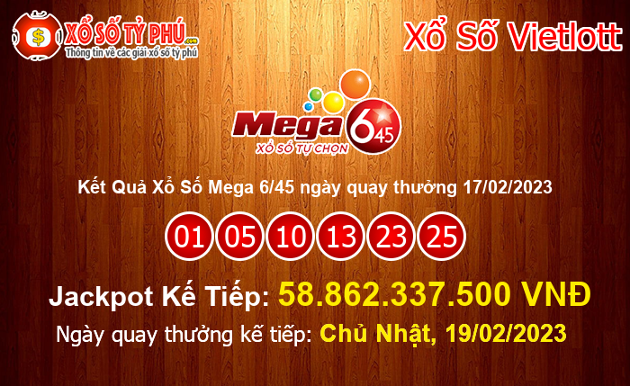 Kết Quả Xổ Số Mega 6/45