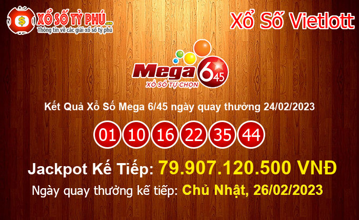 Kết Quả Xổ Số Mega 6/45