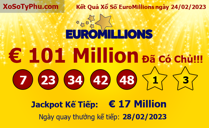 Kết Quả Xổ Số EuroMillions