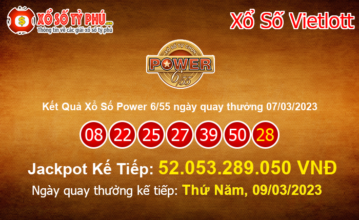 Kết Quả Xổ Số Power 6/55