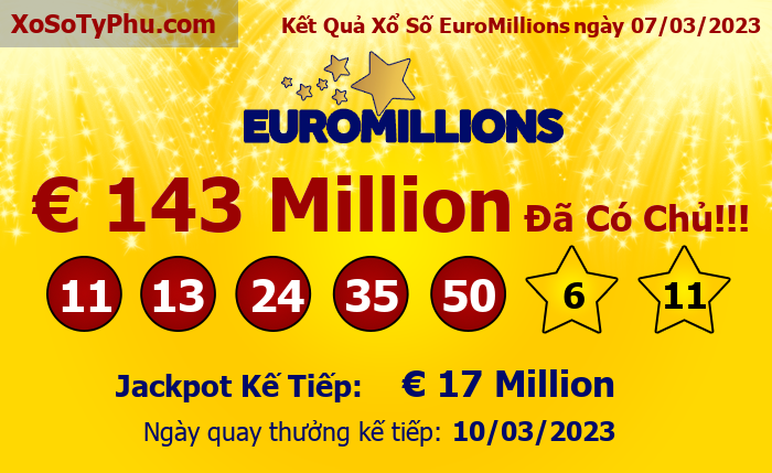 Kết Quả Xổ Số EuroMillions