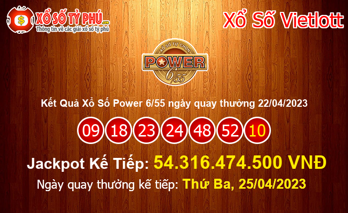 Kết Quả Xổ Số Power 6/55