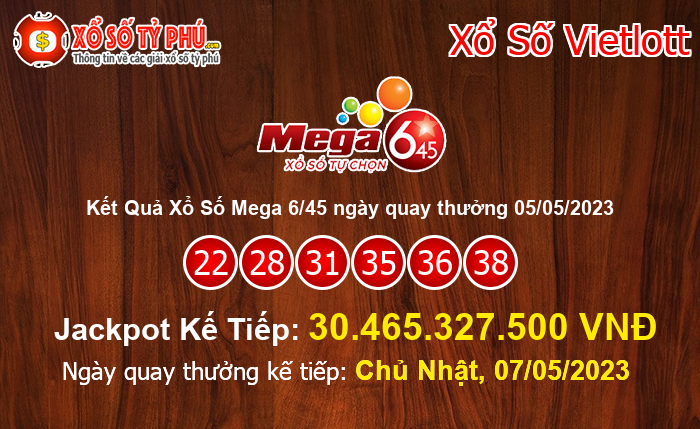 Kết Quả Xổ Số Mega 6/45