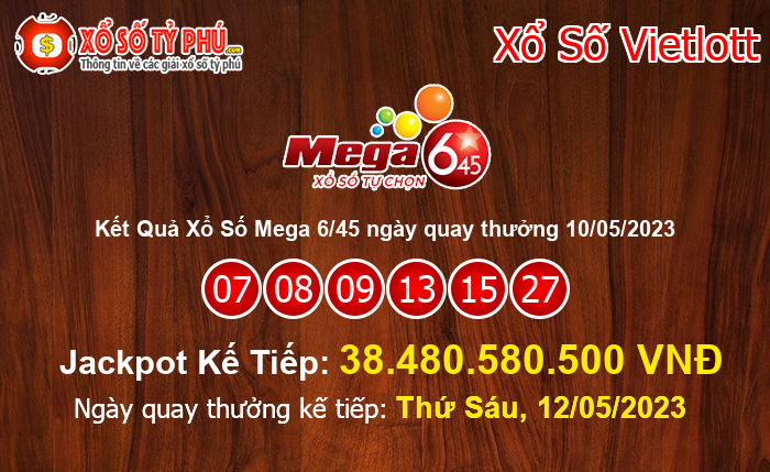 Kết Quả Xổ Số Mega 6/45