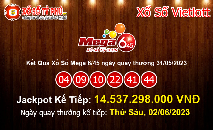 Kết Quả Xổ Số Mega 6/45