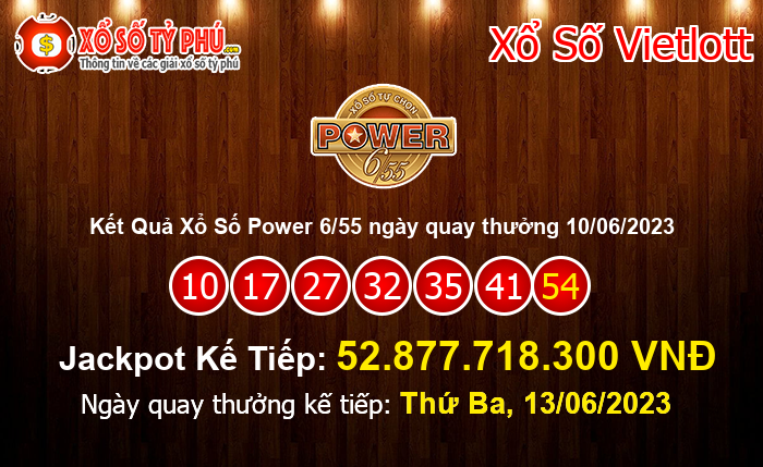 Kết Quả Xổ Số Power 6/55