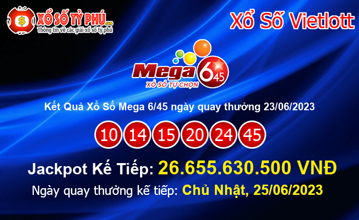 Kết Quả Xổ Số Mega 6/45