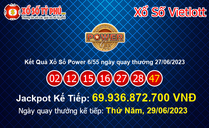 Kết Quả Xổ Số Power 6/55