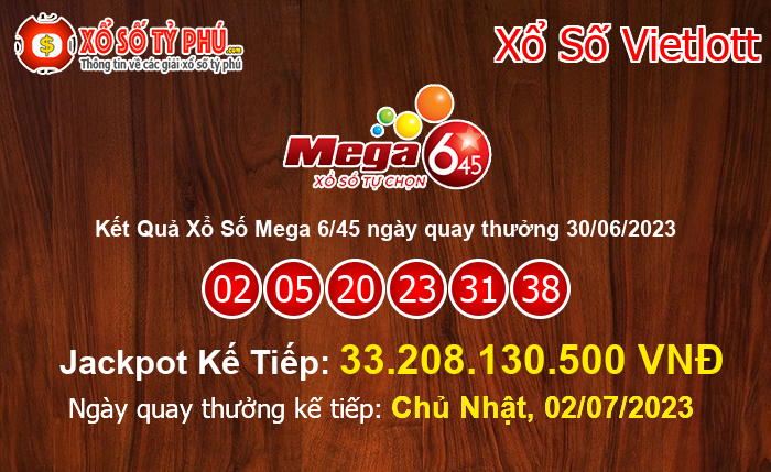 Kết Quả Xổ Số Mega 6/45