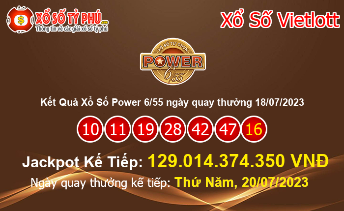 Kết Quả Xổ Số Power 6/55