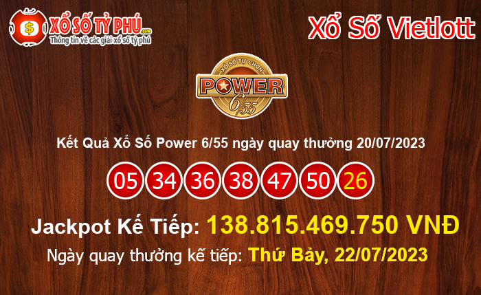 Kết Quả Xổ Số Power 6/55