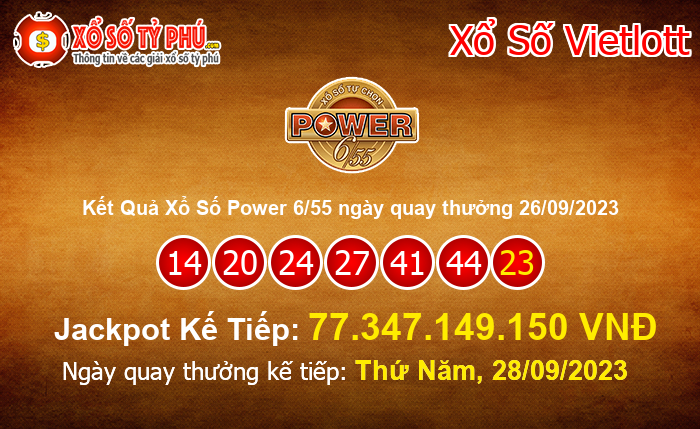 Kết Quả Xổ Số Power 6/55