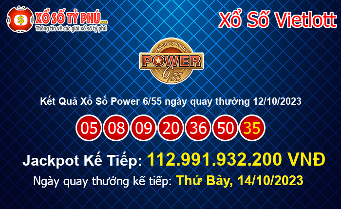 Kết Quả Xổ Số Power 6/55