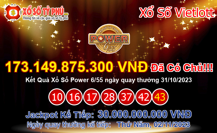 Kết Quả Xổ Số Power 6/55