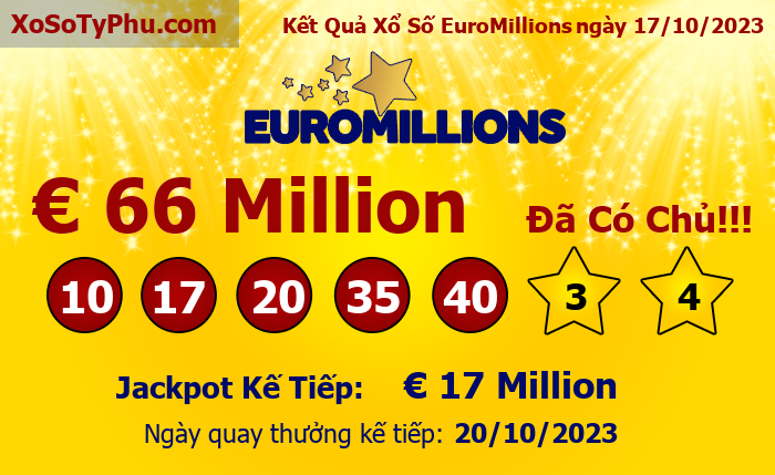 Kết Quả Xổ Số EuroMillions