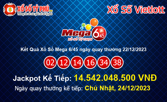 Kết Quả Xổ Số Mega 6/45