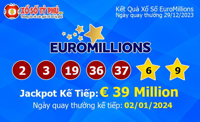 Kết Quả Xổ Số EuroMillions