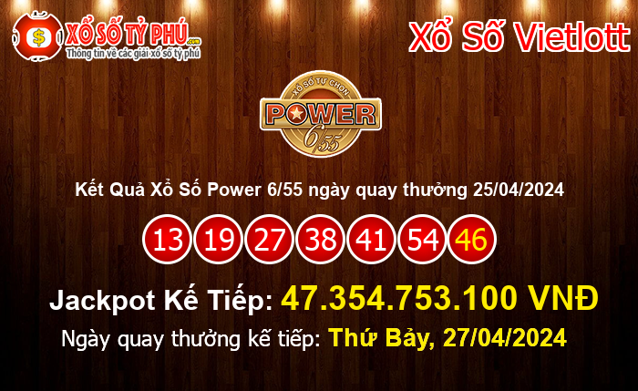 Kết Quả Xổ Số Power 6/55