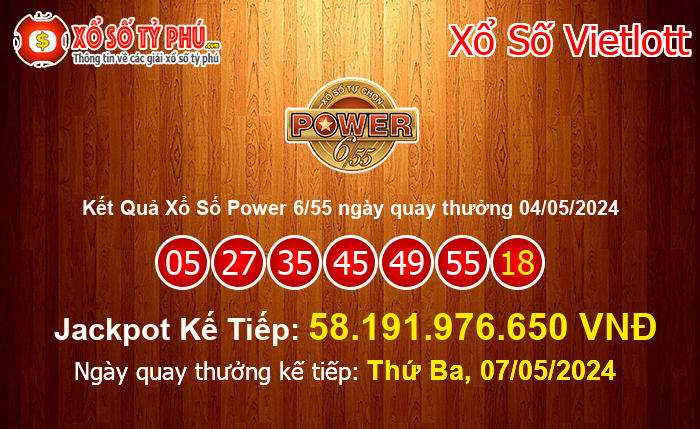 Kết Quả Xổ Số Power 6/55