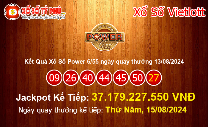 Kết Quả Xổ Số Power 6/55