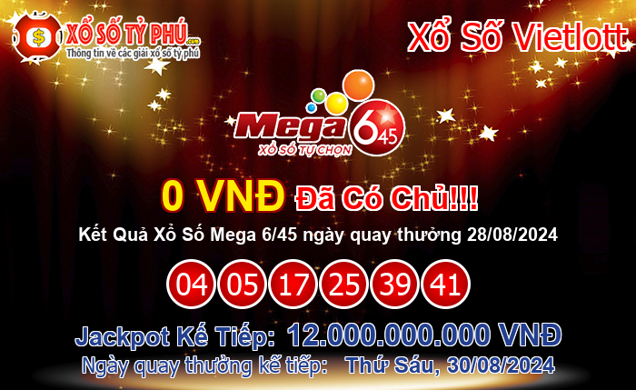 Kết Quả Xổ Số Mega 6/45