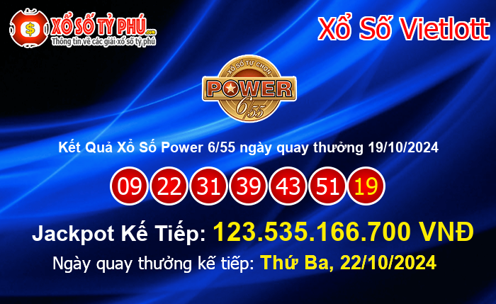 Kết Quả Xổ Số Power 6/55