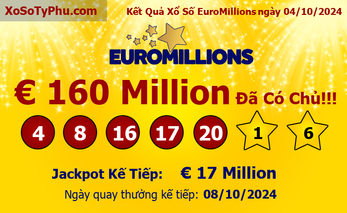 Kết Quả Xổ Số EuroMillions