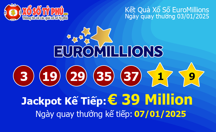 Kết Quả Xổ Số EuroMillions