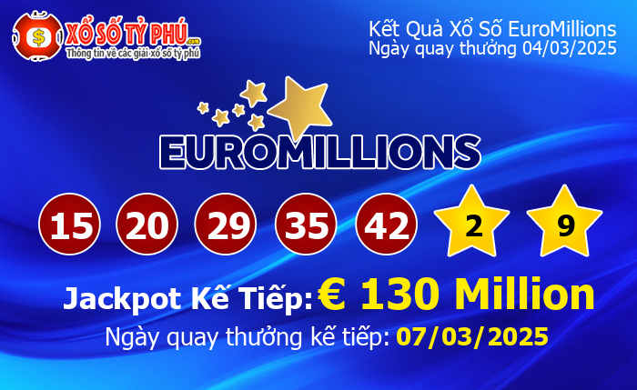 Kết Quả Xổ Số EuroMillions