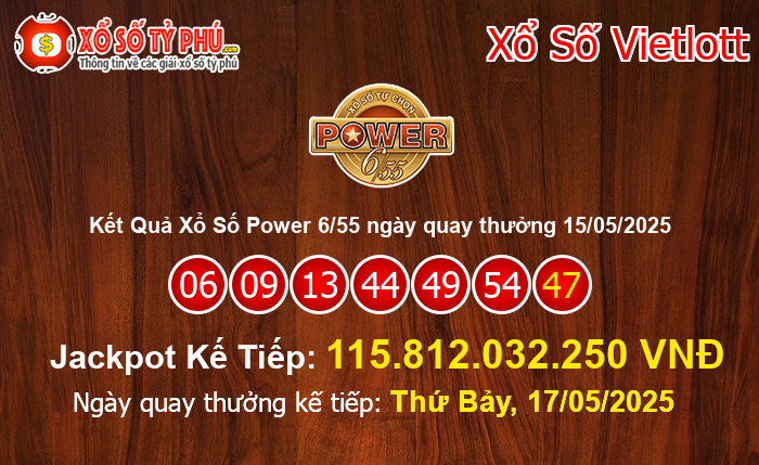 Kết Quả Xổ Số Power 6/55
