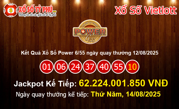 Kết Quả Xổ Số Power 6/55