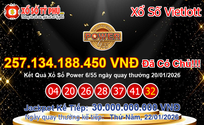 Kết Quả Xổ Số Power 6/55